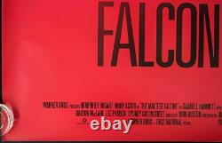 Maltese Falcon ORIGINAL Quad Movie FIlm Poster Humphrey Bogart 80th Ann BFI RR