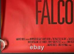 Maltese Falcon Original Quad Movie Poster 80th Ann BFI RR Humphrey Bogart
