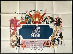 Mame ORIGINAL Quad Movie Poster Beatrice Arthur Lucille Ball Bob Peak 1974