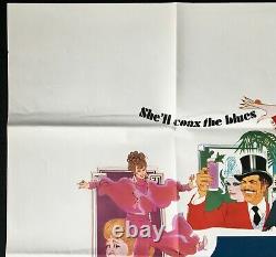 Mame ORIGINAL Quad Movie Poster Beatrice Arthur Lucille Ball Bob Peak 1974