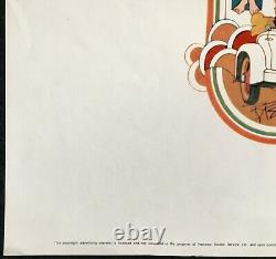 Mame ORIGINAL Quad Movie Poster Beatrice Arthur Lucille Ball Bob Peak 1974
