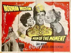 Man of the Moment Original 1955 Movie Quad Film Poster Norman Wisdom