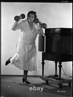 Marie Dressler 1930 Clarence Sinclair Bull Original 8x10 Negative weight lifting