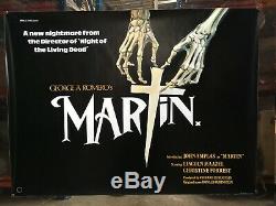 Martin 1978 British Quad Movie Poster GEORGE A ROMERO HORROR