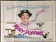 Mary Poppins Original Quad Movie Cinema Poster Walt Disney Julie Andrews 70s Rr