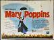 Mary Poppins Original Quad Movie Poster 1980s Rr Julie Andrews Walt Disney