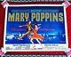 Mary Poppins Original Uk Quad Linen Backed 1964 Disney Julie Andrews Film Poster
