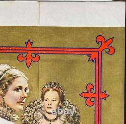 Mary Queen of Scots ORIGINAL Quad Movie Poster Glenda Jackson Vanessa Redgrave