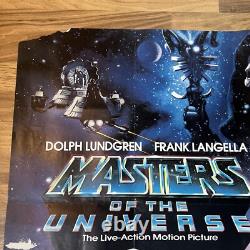 Masters of the Universe He-Man Original UK Quad Movie Film Cinema Poster 1987