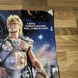 Masters of the Universe He-Man Original UK Quad Movie Film Cinema Poster 1987