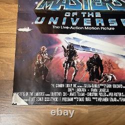 Masters of the Universe He-Man Original UK Quad Movie Film Cinema Poster 1987
