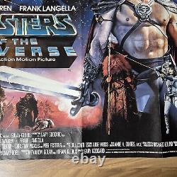 Masters of the Universe He-Man Original UK Quad Movie Film Cinema Poster 1987