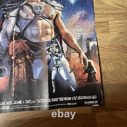 Masters of the Universe He-Man Original UK Quad Movie Film Cinema Poster 1987
