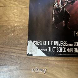 Masters of the Universe He-Man Original UK Quad Movie Film Cinema Poster 1987