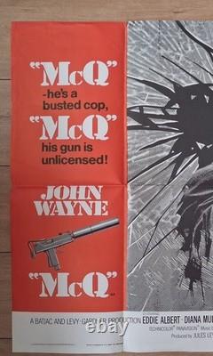 McQ (1974) Original UK quad poster 30x40 John Wayne