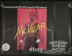 McVicar Original Quad Movie Cinema Adam Faith Roger Daltrey The Who 1980