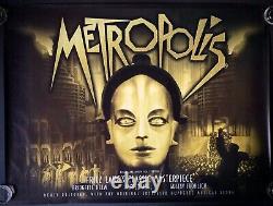 Metropolis ORIGINAL Quad Movie Film Cinema Poster Fritz Lang 2000s RR