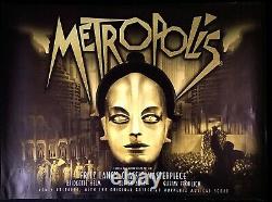 Metropolis Original Quad Movie Poster Fritz Lang 2000s RR