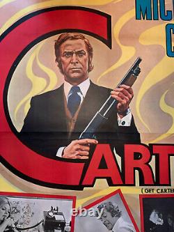 Michael Caine, Get Carter Quad Movie Poster