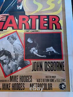 Michael Caine, Get Carter Quad Movie Poster