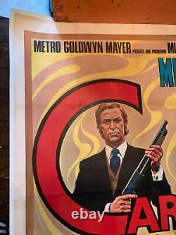 Michael Caine, Get Carter Quad Movie Poster