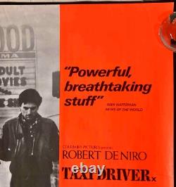 Midnight Express / Taxi Driver Original Quad Movie Film Poster Robert DeNiro
