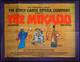 Mikado Original Quad Movie Film Poster Gilbert Sullivan D'oyly Carte Opera 1967