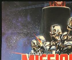 Mission Galactica ORIGINAL Quad Movie Poster Dirk Benedict Richard Hatch 1979