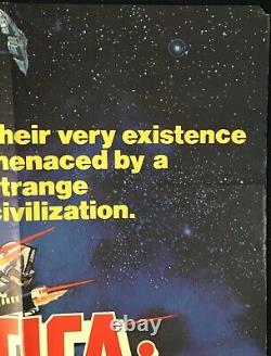 Mission Galactica ORIGINAL Quad Movie Poster Dirk Benedict Richard Hatch 1979