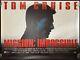 Mission Impossible Original Quad Movie Film Cinema Poster Tom Cruise 1996