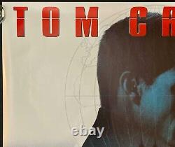 Mission Impossible Original Quad Movie Film Cinema Poster Tom Cruise 1996