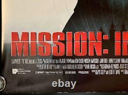Mission Impossible Original Quad Movie Film Cinema Poster Tom Cruise 1996