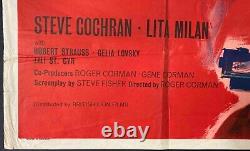 Mobster Original Quad Movie Cinema Poster Steve Cochran Roger Corman 1959