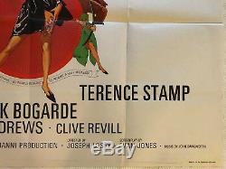 Modesty Blaise Original British Movie Quad Poster 1966 Terence Stamp Bob Peak