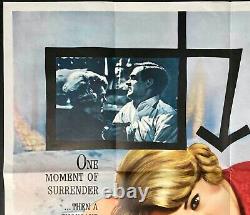 Moment to Moment ORIGINAL Quad Movie Cinema Poster Jean Seberg Honor Blackman 65