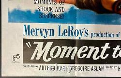 Moment to Moment ORIGINAL Quad Movie Cinema Poster Jean Seberg Honor Blackman 65