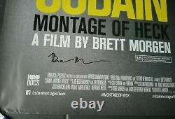 Montage Of Heck Originalquad Movie Poster Kurt Cobain Signed By Director