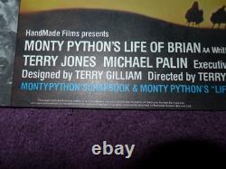 Monty Python's Life of Brian original vintage quad movie cinema poster 40x30