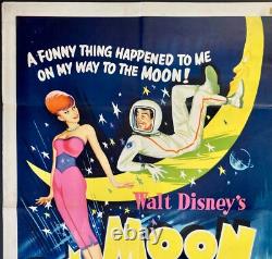 Moon Pilot / Prince and the Pauper Original Quad Movie Poster Disney RR