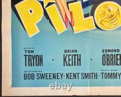 Moon Pilot / Prince and the Pauper Original Quad Movie Poster Disney RR