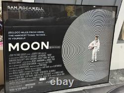 Moon / Sam Rockwell UK Cinema quad Poster 40x30in