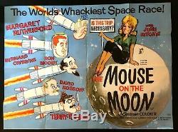 Mouse on the Moon Original Quad Movie Cinema Poster Margaret Rutherford 1963