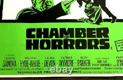 Movie Poster CHAMBER OF HORRORS (1966) British UK Quad 30 x 40 VF +