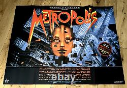 Movie Poster Giorgio Moroder Presents METROPOLIS 1984 British Quad Movie Poster