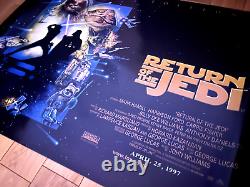 Movie Poster'Return of the Jedi' Special Edition Original UK Quad Advance 1997