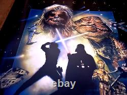 Movie Poster'Return of the Jedi' Special Edition Original UK Quad Advance 1997
