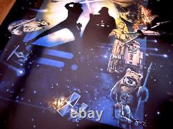 Movie Poster'Return of the Jedi' Special Edition Original UK Quad Advance 1997