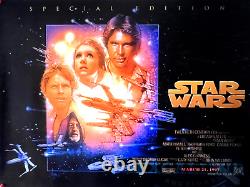 Movie Poster'Star Wars' Special Edition Original UK Quad Advance Poster 1997