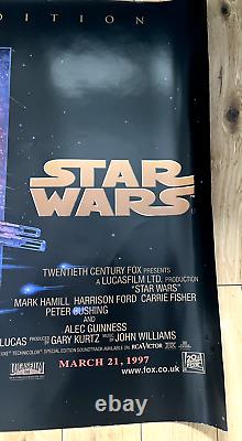 Movie Poster'Star Wars' Special Edition Original UK Quad Advance Poster 1997