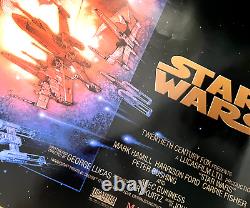Movie Poster'Star Wars' Special Edition Original UK Quad Advance Poster 1997